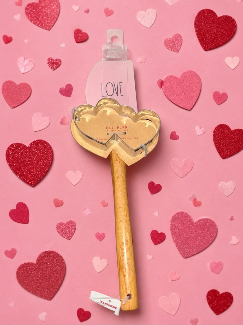RAE DUNN LOVE spatula/cookie cut…